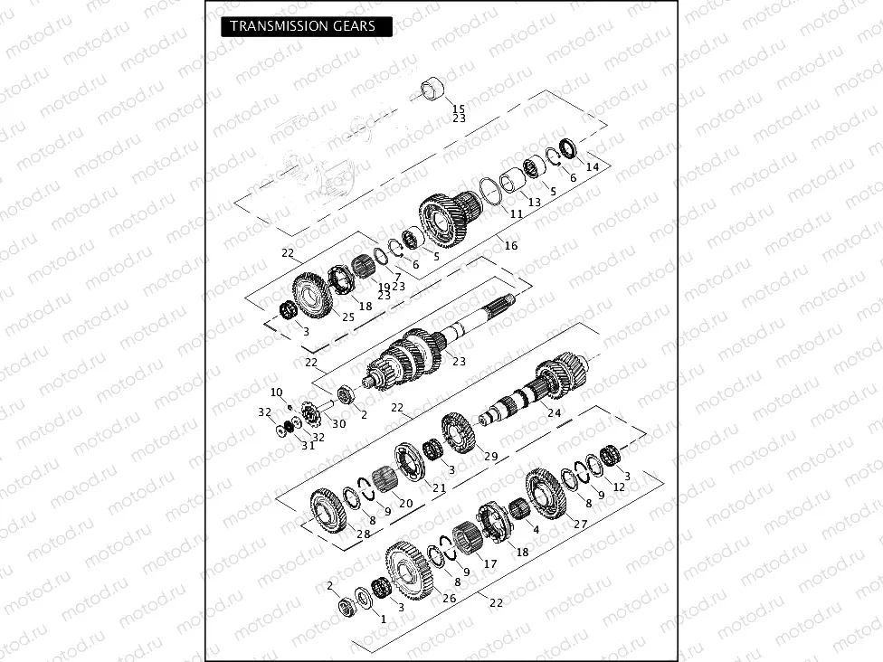 TRANSMISSION GEARS