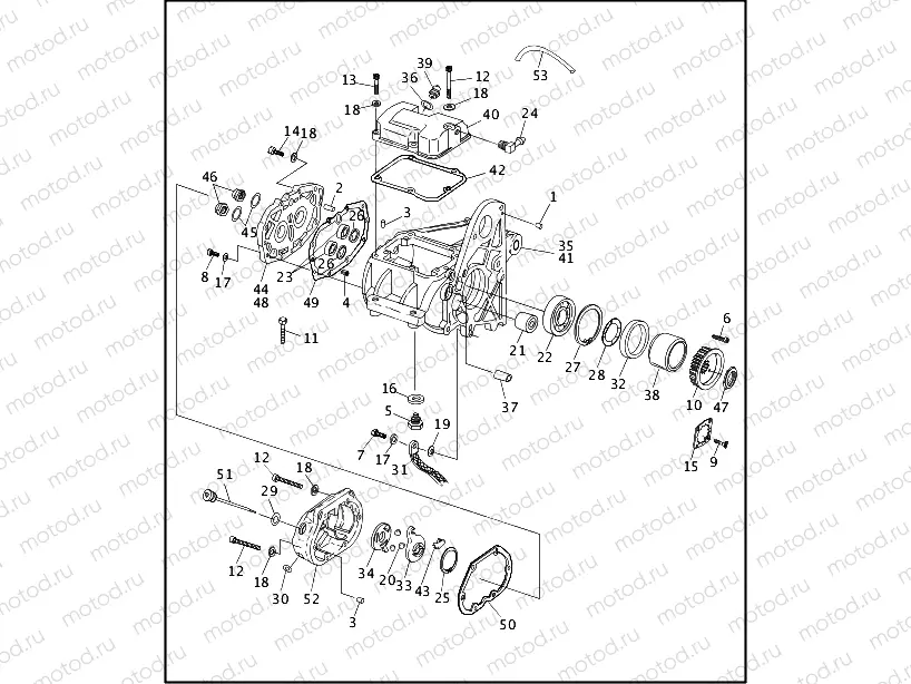 TRANSMISSION HOUSING (1 OF 2)