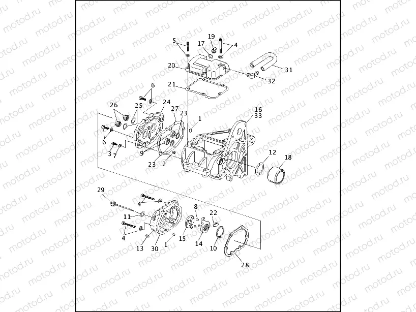 TRANSMISSION HOUSING (1 OF 2)