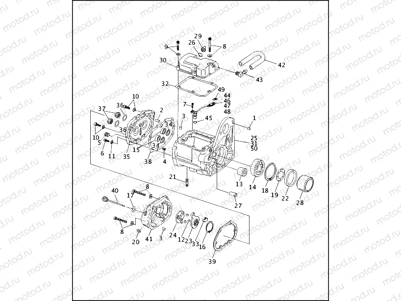 TRANSMISSION HOUSING (1 OF 2)