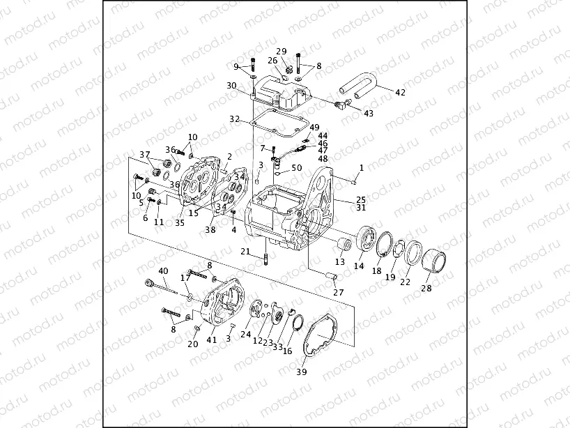 TRANSMISSION HOUSING (1 OF 2)