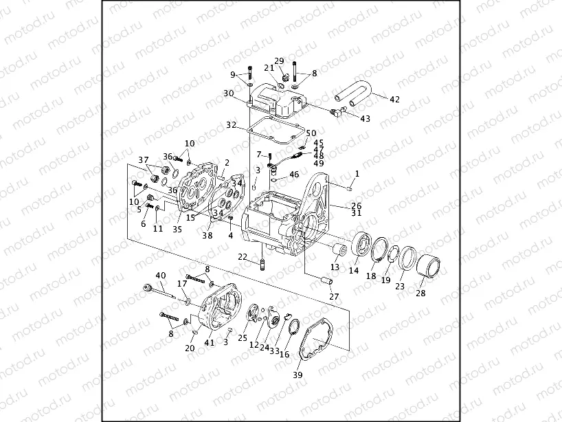 TRANSMISSION HOUSING (1 OF 2)