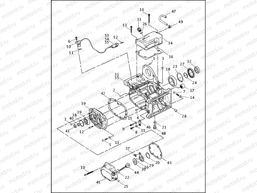 TRANSMISSION HOUSING (1 OF 2)