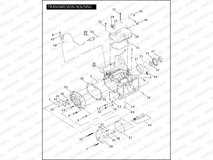 TRANSMISSION HOUSING (1 OF 2)