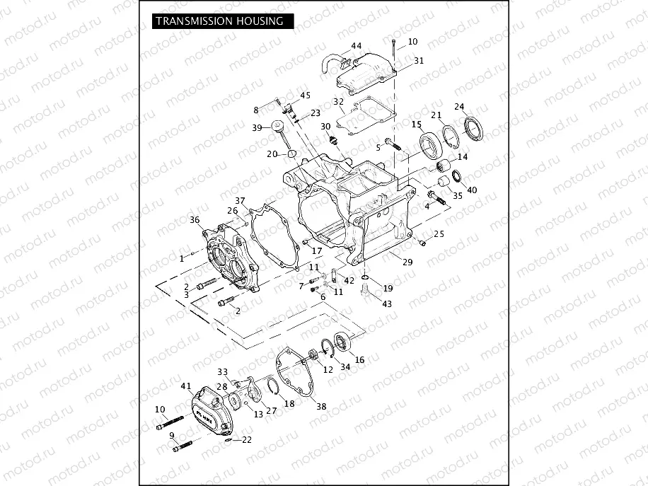 TRANSMISSION HOUSING (1 OF 2)