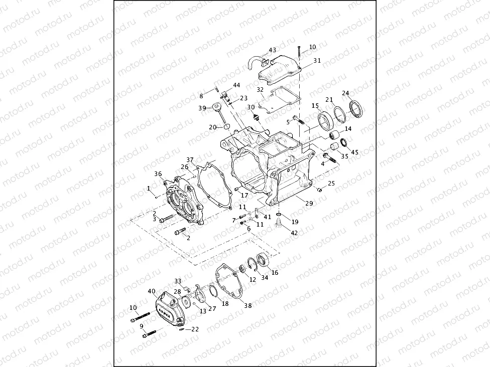 TRANSMISSION HOUSING (1 OF 2)