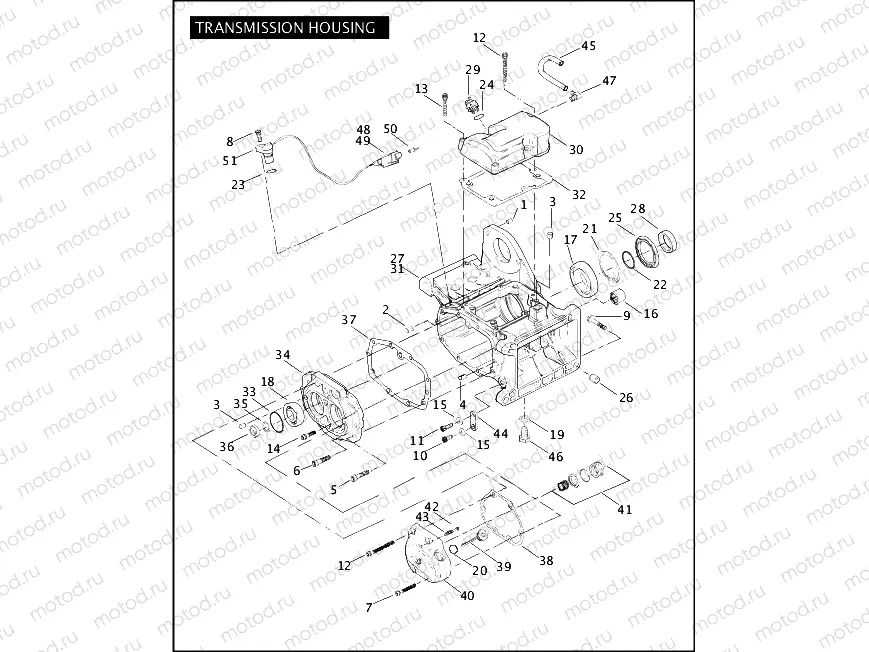 TRANSMISSION HOUSING (2 0F 2)