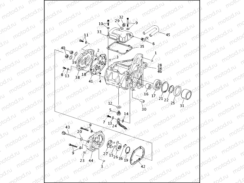 TRANSMISSION HOUSING (2 OF 2)