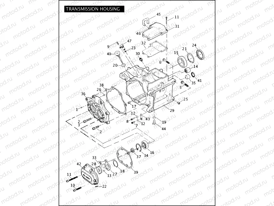 TRANSMISSION HOUSING (2 OF 2)