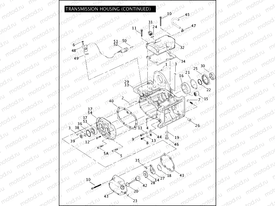 TRANSMISSION HOUSING (CONTINUED)