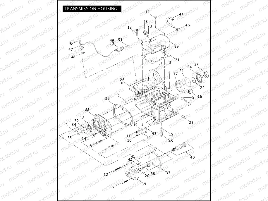 TRANSMISSION HOUSING (CONTINUED)