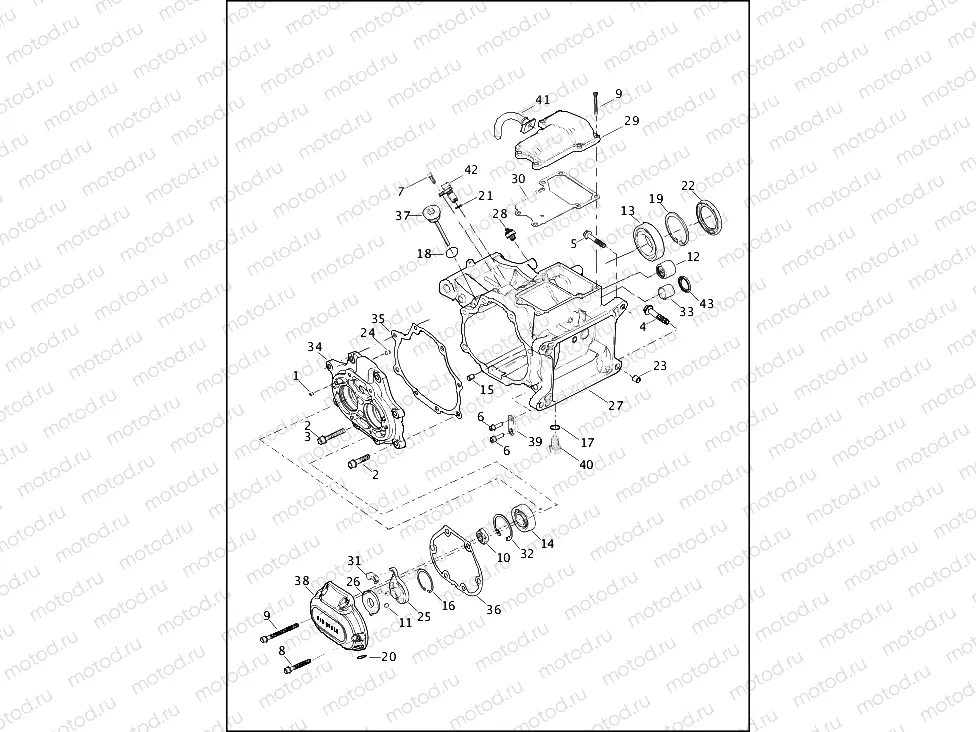 TRANSMISSION HOUSING - FXSB, FLSTC, FLSTF, FLSTN, FLSTFB AND FLS