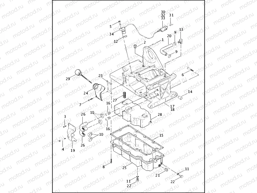 TRANSMISSION HOUSING & OIL TANK (2 OF 2)