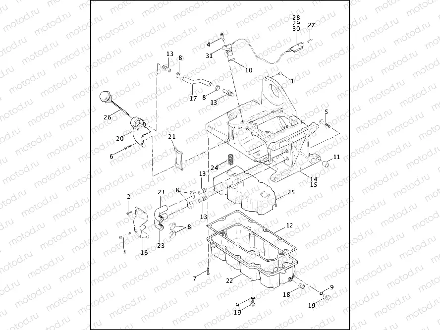 TRANSMISSION HOUSING & OIL TANK (2 OF 2)