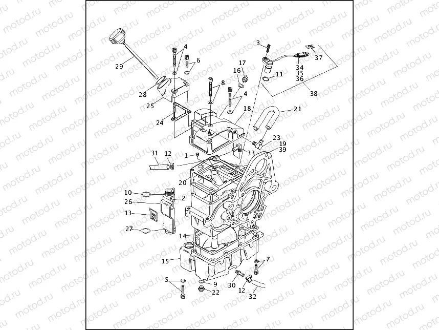 TRANSMISSION HOUSING & OIL TANK