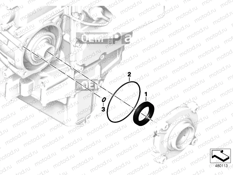 TRANSMISSION HOUS./MOUNT. PARTS/GASKETS
