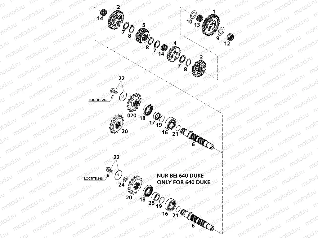 TRANSMISSION II - COUNTERSHAFT