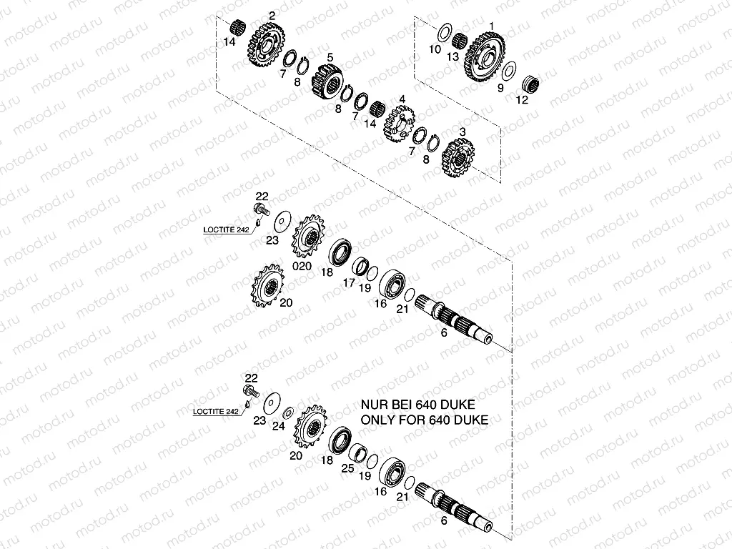 TRANSMISSION II - COUNTERSHAFT