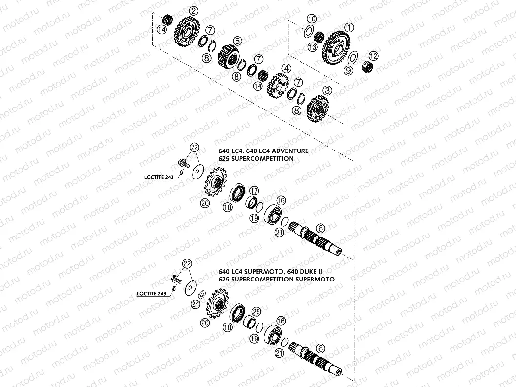 TRANSMISSION II - COUNTERSHAFT