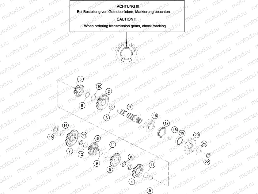 TRANSMISSION II - COUNTERSHAFT