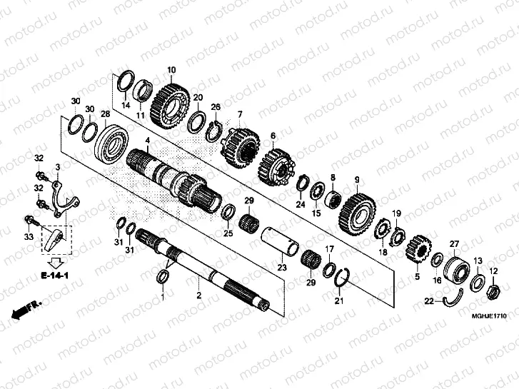 TRANSMISSION (MAINSHAFT)