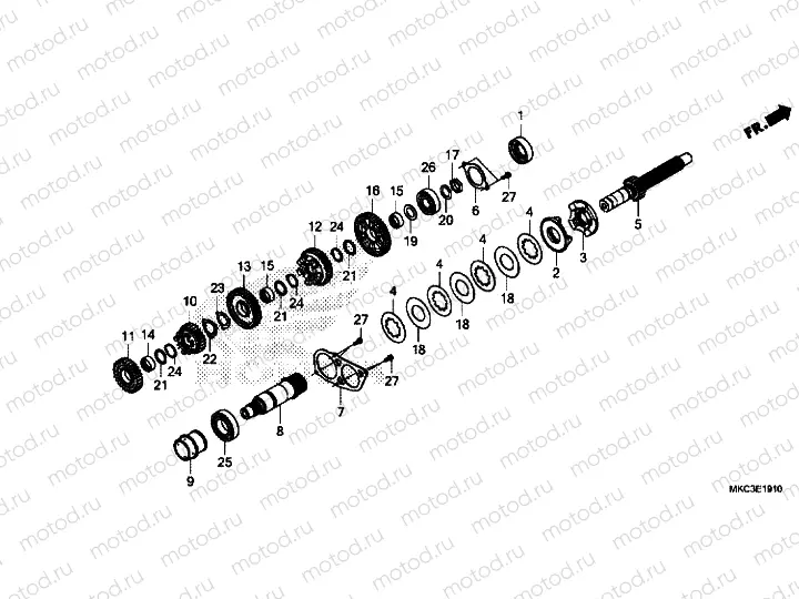 TRANSMISSION (MAINSHAFT)