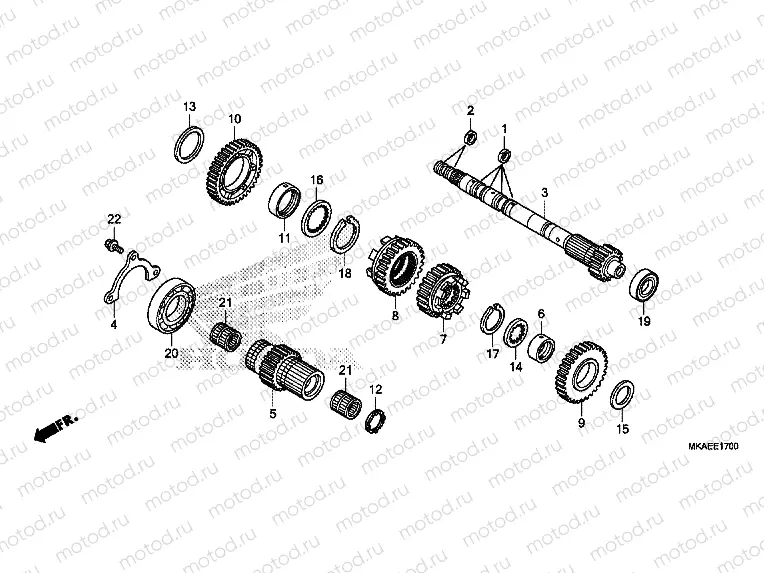 TRANSMISSION (MAINSHAFT)