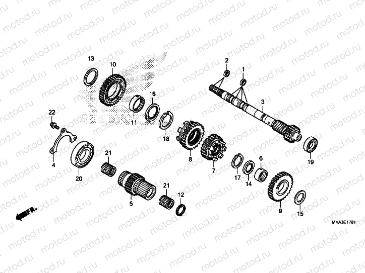 TRANSMISSION (MAINSHAFT)