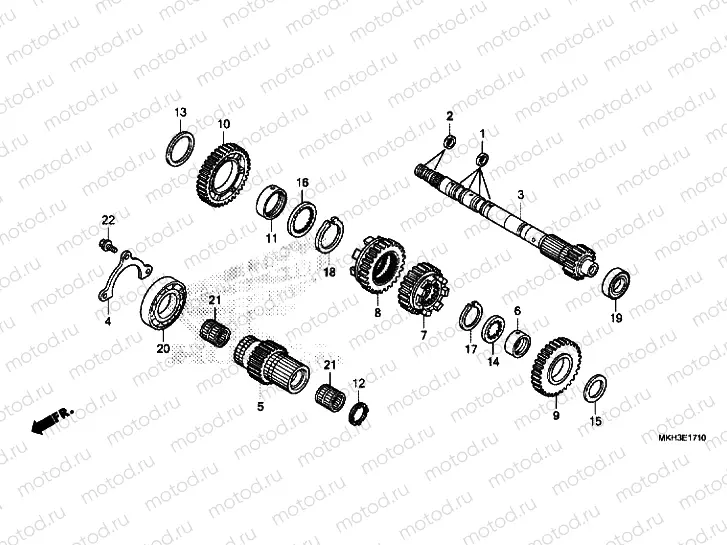 TRANSMISSION (MAINSHAFT)
