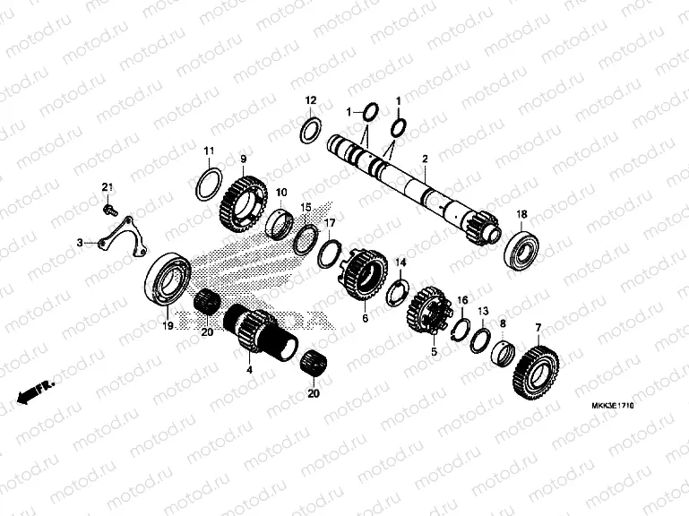 TRANSMISSION (MAINSHAFT)