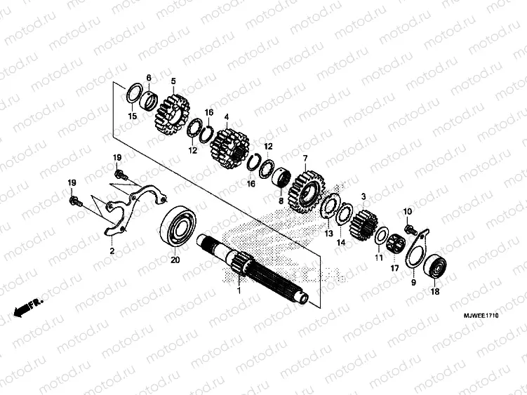 TRANSMISSION (MAINSHAFT)