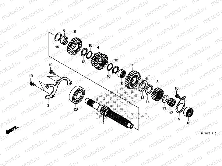 TRANSMISSION (MAINSHAFT)