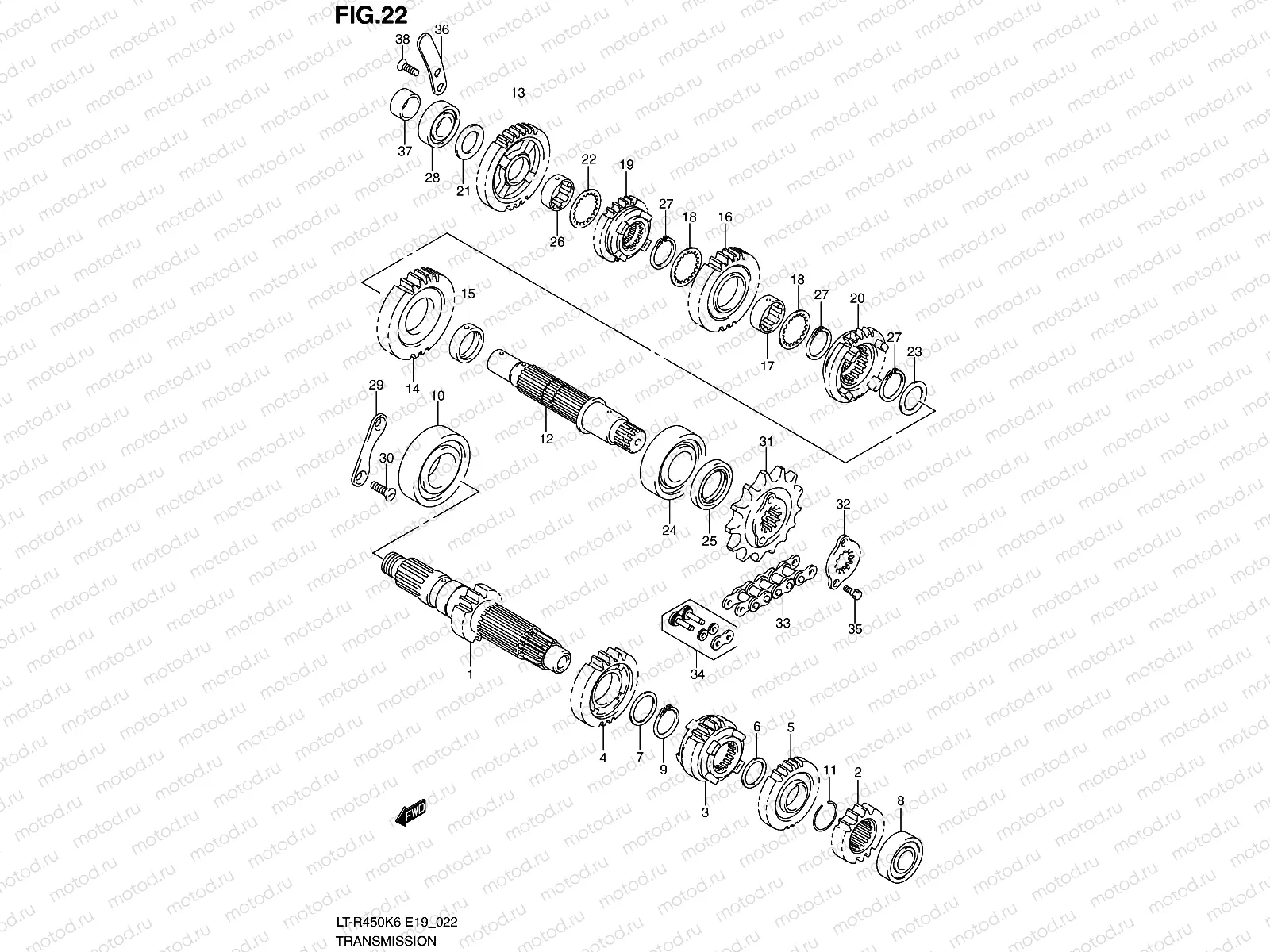 TRANSMISSION (MODEL K6/K7)