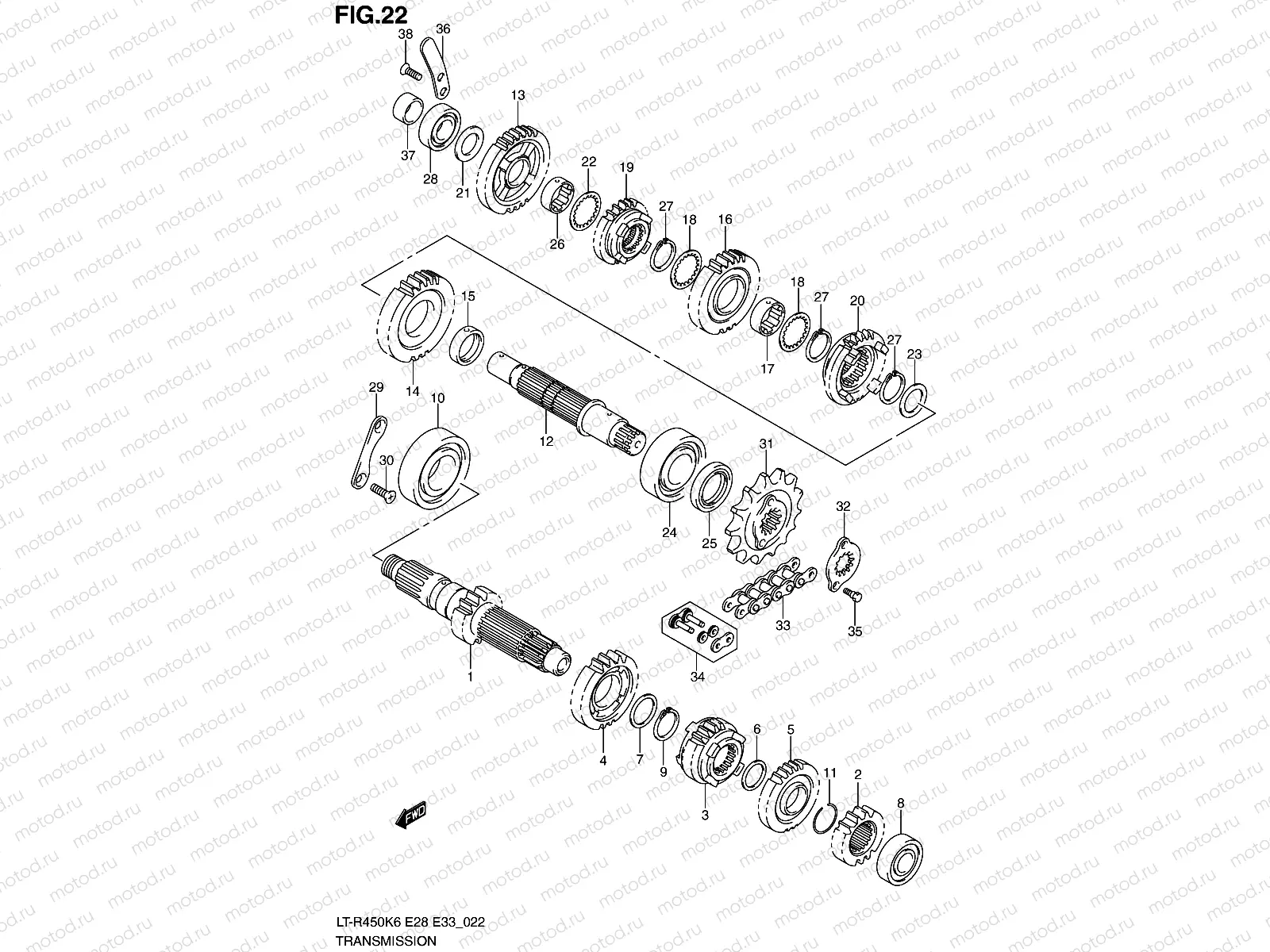 TRANSMISSION (MODEL K6/K7)