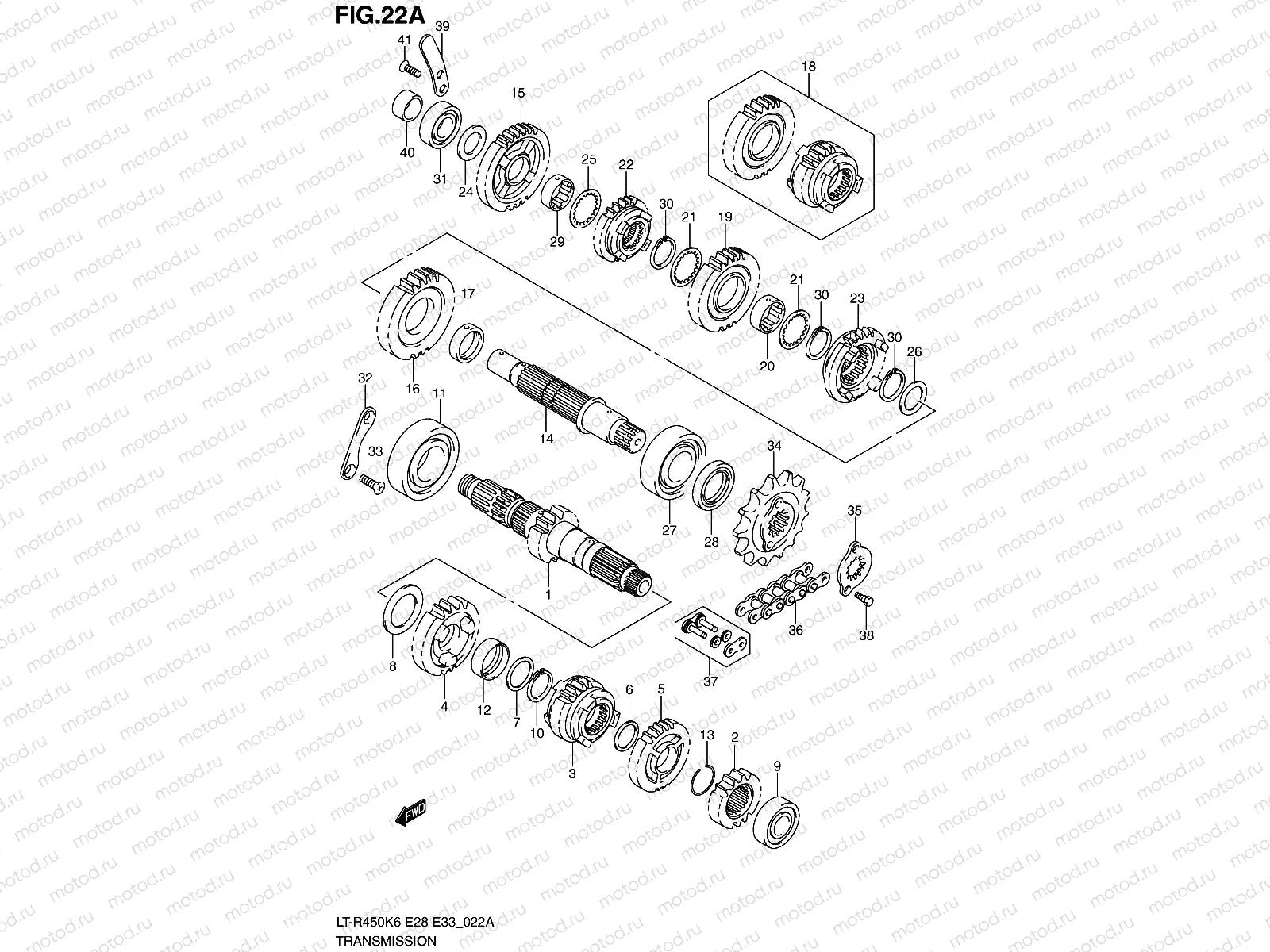 TRANSMISSION (MODEL K8/K9/L0)
