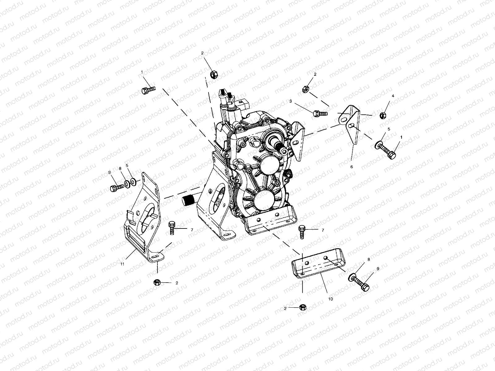 TRANSMISSION MOUNTING - A01CD32AA (4964026402D007) | TRANSMISSION MOUNTING - A01CD32AA (4964026402D007)