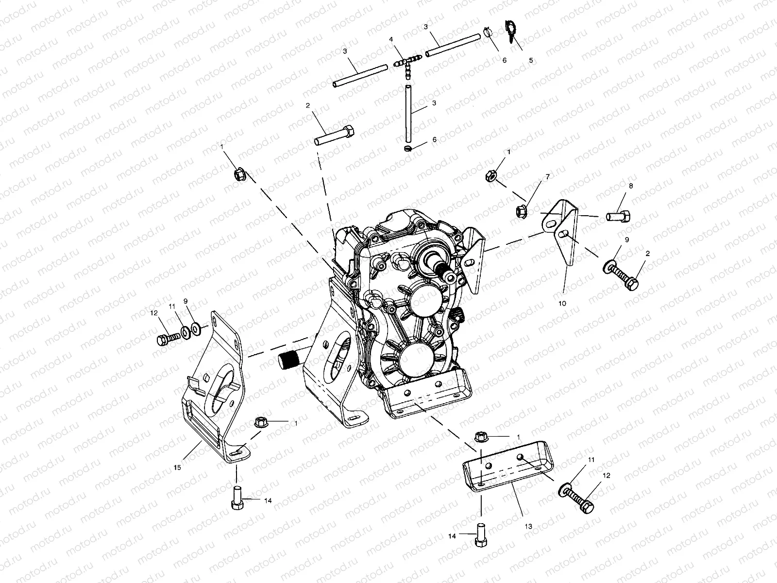 TRANSMISSION MOUNTING - A02CH68AA/AB/AC/CA/CB (4966346634C12) | TRANSMISSION MOUNTING - A02CH68AA/AB/AC/CA/CB (4966346634C12)