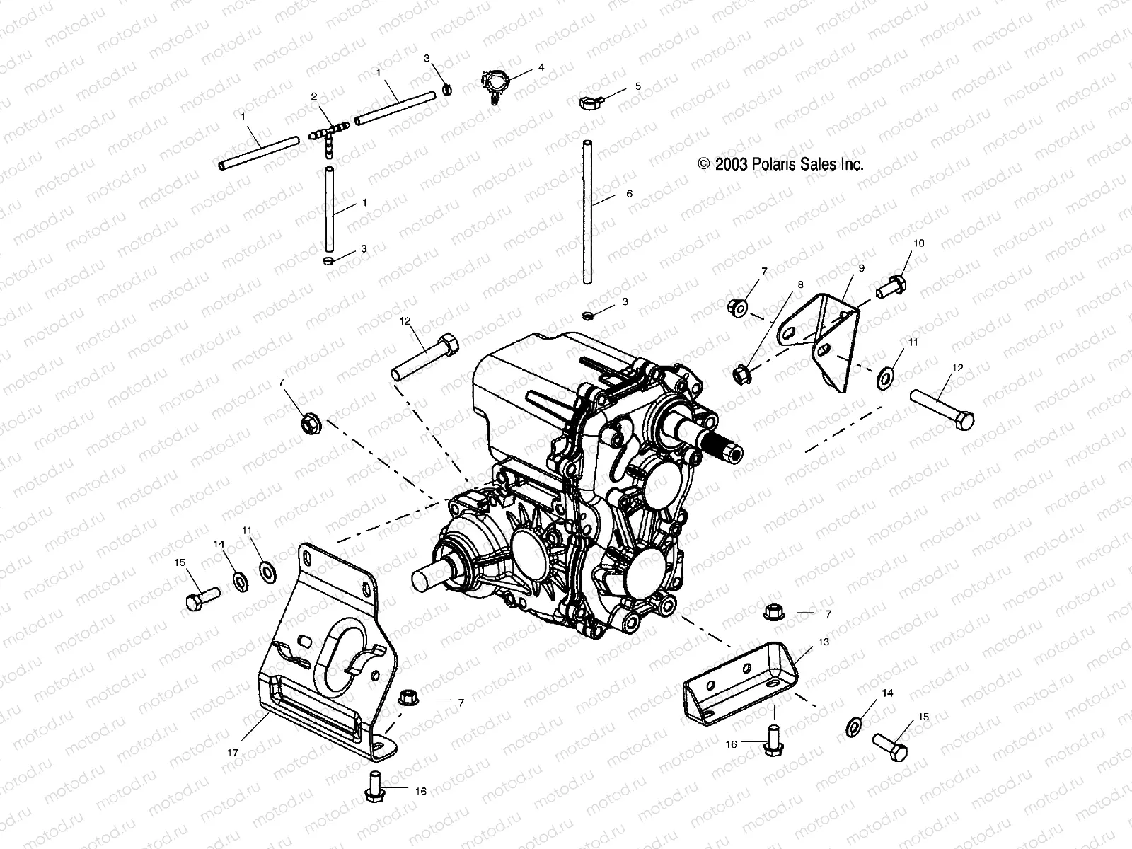 TRANSMISSION MOUNTING - A03CH68AA/AC/AF/AH/AL (4975557555C12) | TRANSMISSION MOUNTING - A03CH68AA/AC/AF/AH/AL (4975557555C12)
