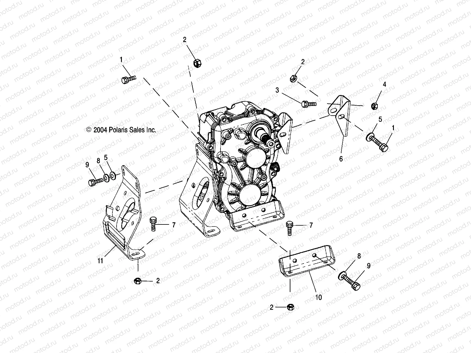 TRANSMISSION MOUNTING - A05CB32AA (4994889488C09) | TRANSMISSION MOUNTING - A05CB32AA (4994889488C09)