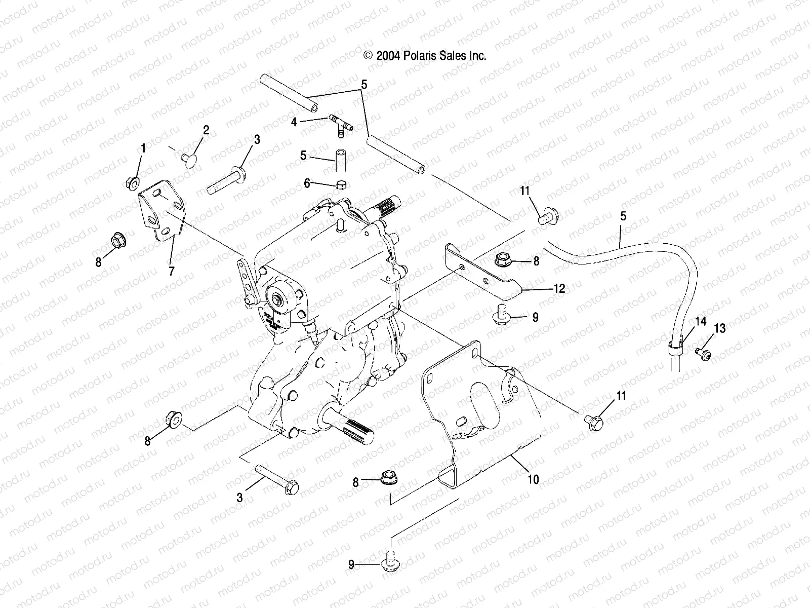 TRANSMISSION MOUNTING - A05JD32EA (4995189518D06) | TRANSMISSION MOUNTING - A05JD32EA (4995189518D06)