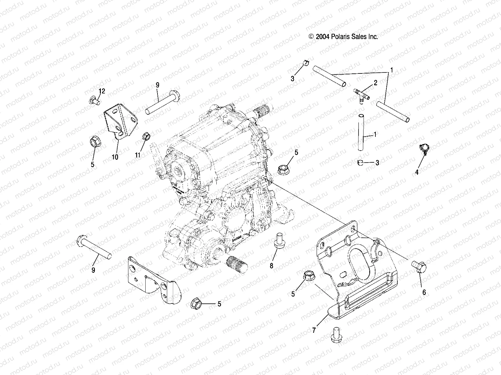 TRANSMISSION MOUNTING - A05MH68AC/AS/AT/AU/AW (4994199419D01) | TRANSMISSION MOUNTING - A05MH68AC/AS/AT/AU/AW (4994199419D01)