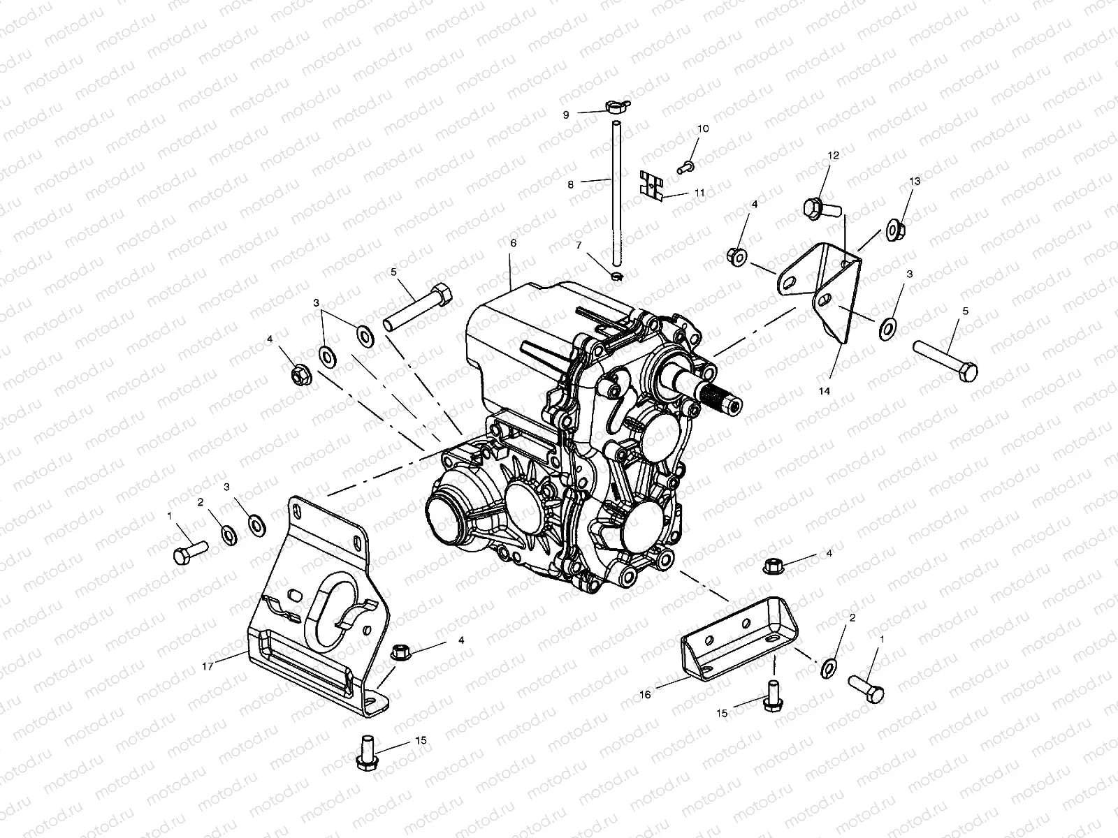 TRANSMISSION MOUNTING - A10RB42AA (4970937093B02) | TRANSMISSION MOUNTING - A10RB42AA (4970937093B02)