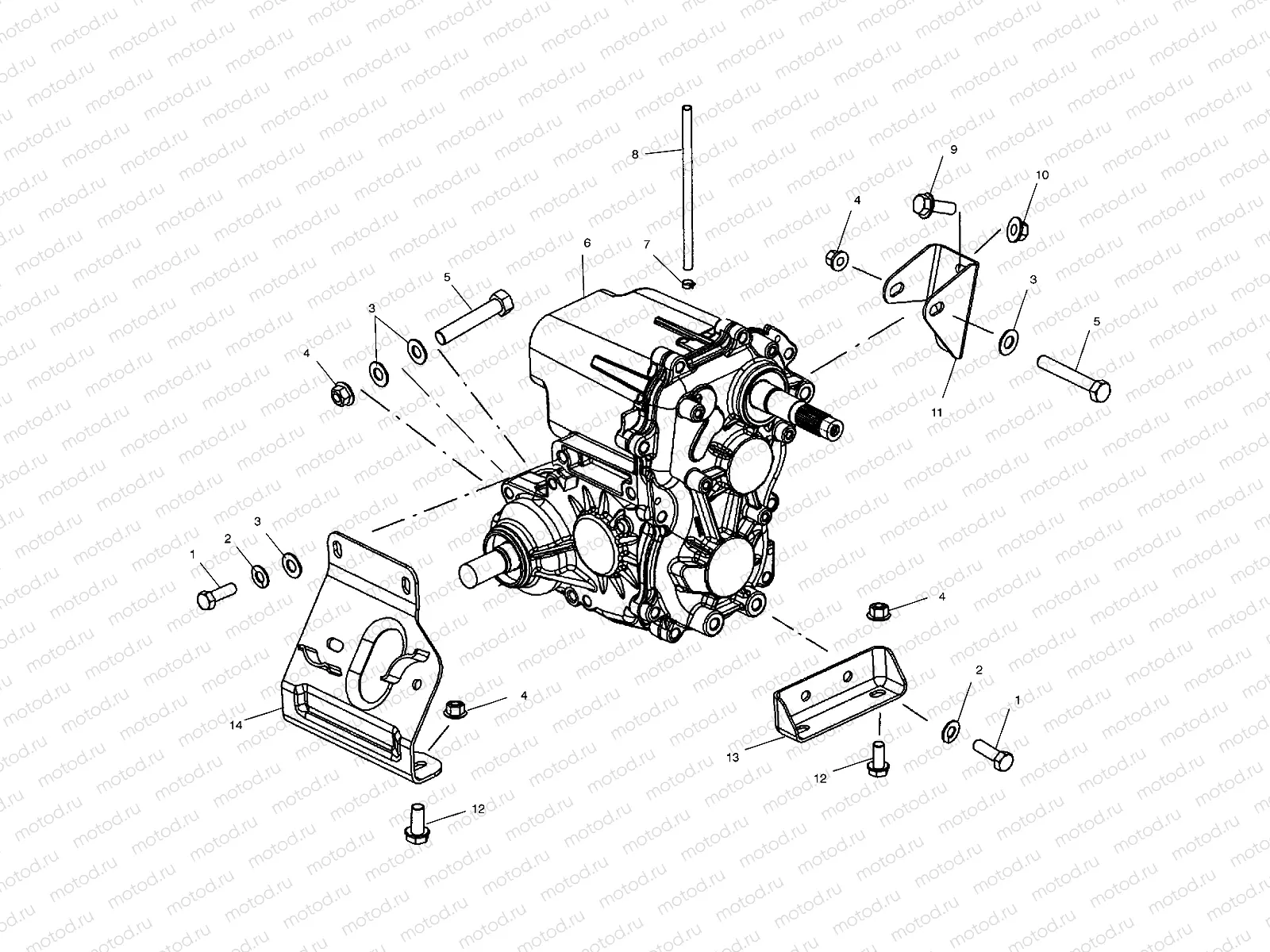 TRANSMISSION MOUNTING - A10RF50AB (4970927092B02) | TRANSMISSION MOUNTING - A10RF50AB (4970927092B02)