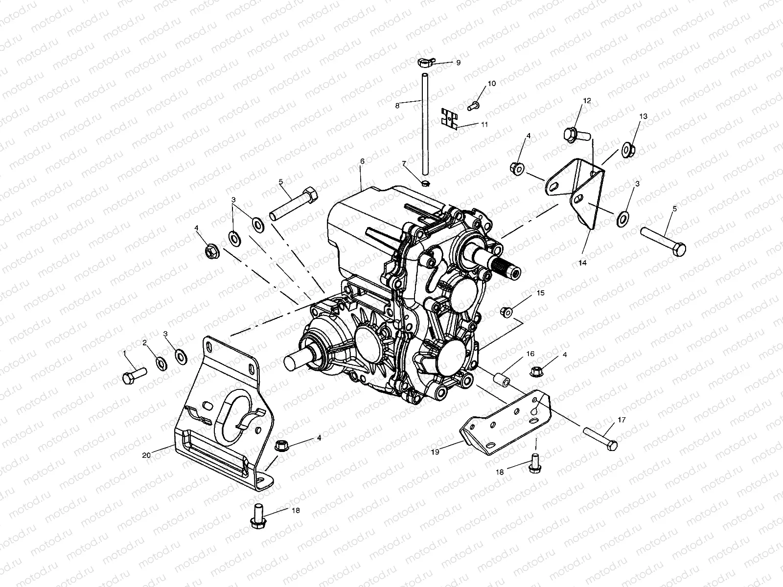 TRANSMISSION MOUNTING - A11RB42AA/A11RD50AA/AB/A11RF50AA (4981798179B02) | TRANSMISSION MOUNTING - A11RB42AA/A11RD50AA/AB/A11RF50AA (4981798179B02)