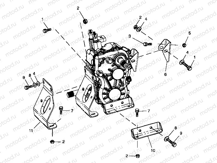 TRANSMISSION MOUNTING - A99CD50AA (4949254925D002) | TRANSMISSION MOUNTING - A99CD50AA (4949254925D002)