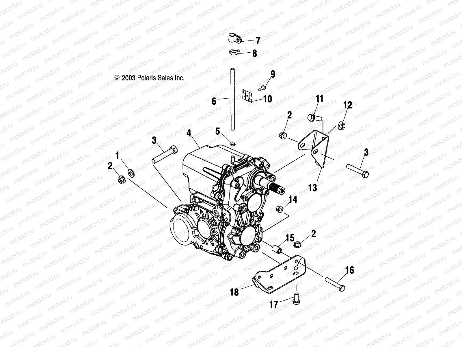 TRANSMISSION MOUNTING - C11RB63AA/AB (4985628562A14) | TRANSMISSION MOUNTING - C11RB63AA/AB (4985628562A14)