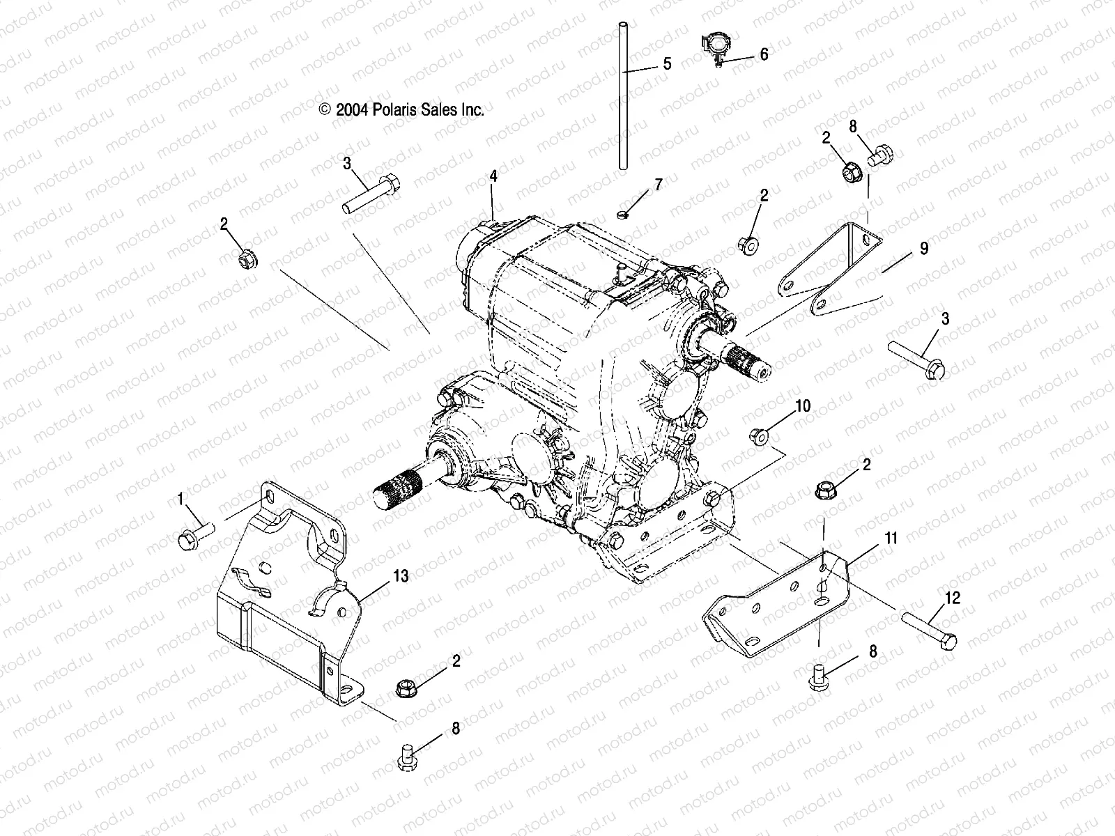 TRANSMISSION MOUNTING - R05RD68AA/AB (4998269826B05) | TRANSMISSION MOUNTING - R05RD68AA/AB (4998269826B05)