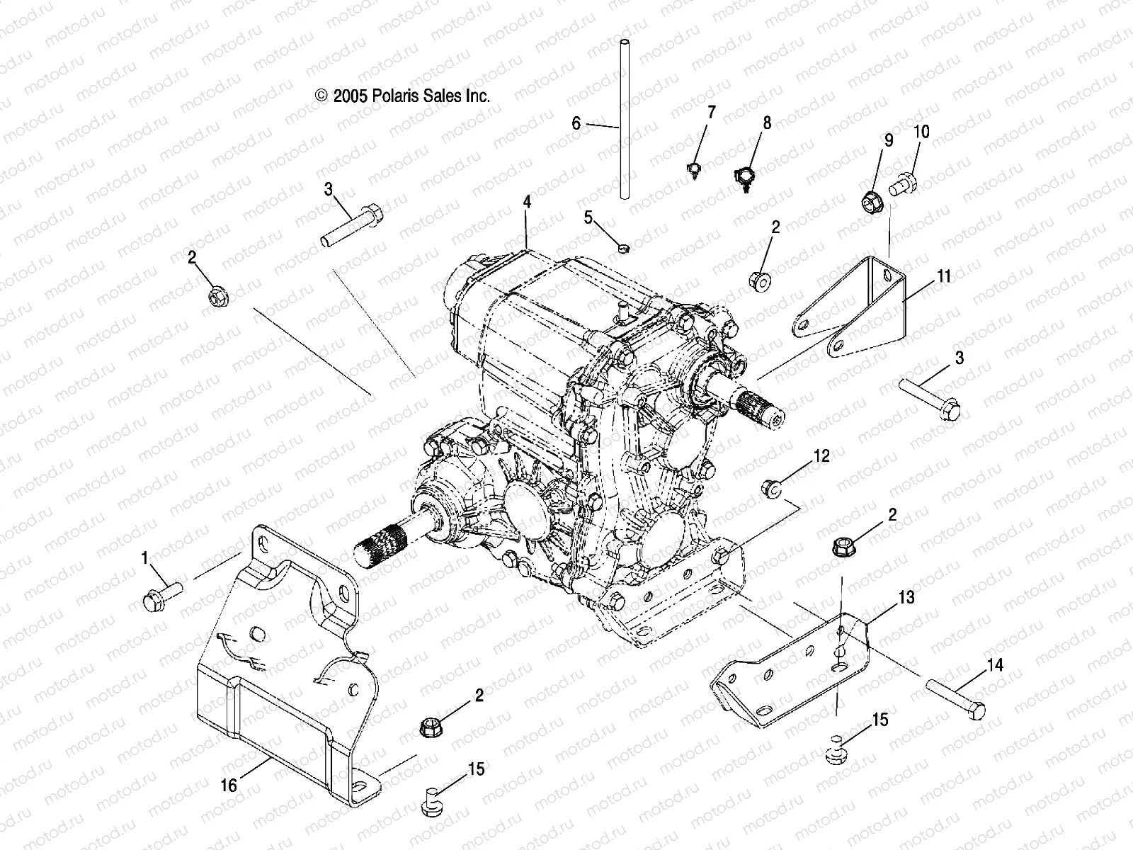 TRANSMISSION MOUNTING - R07RF68AD/AF (4999202259920225B04) | TRANSMISSION MOUNTING - R07RF68AD/AF (4999202259920225B04)