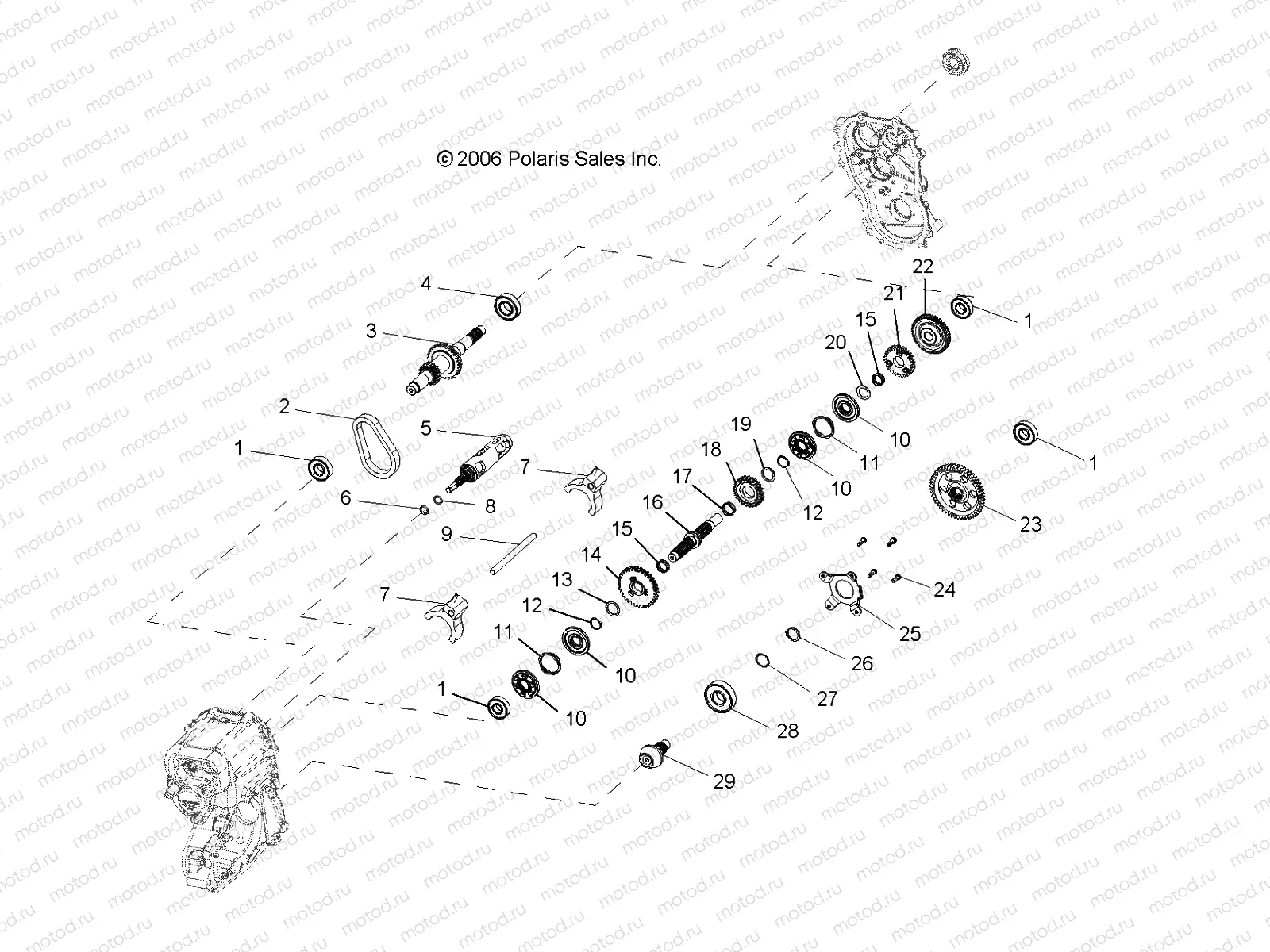 TRANSMISSION | TRANSMISSION, INTERNAL - R07RH50AF/AR/AT (4999203249920324D05)