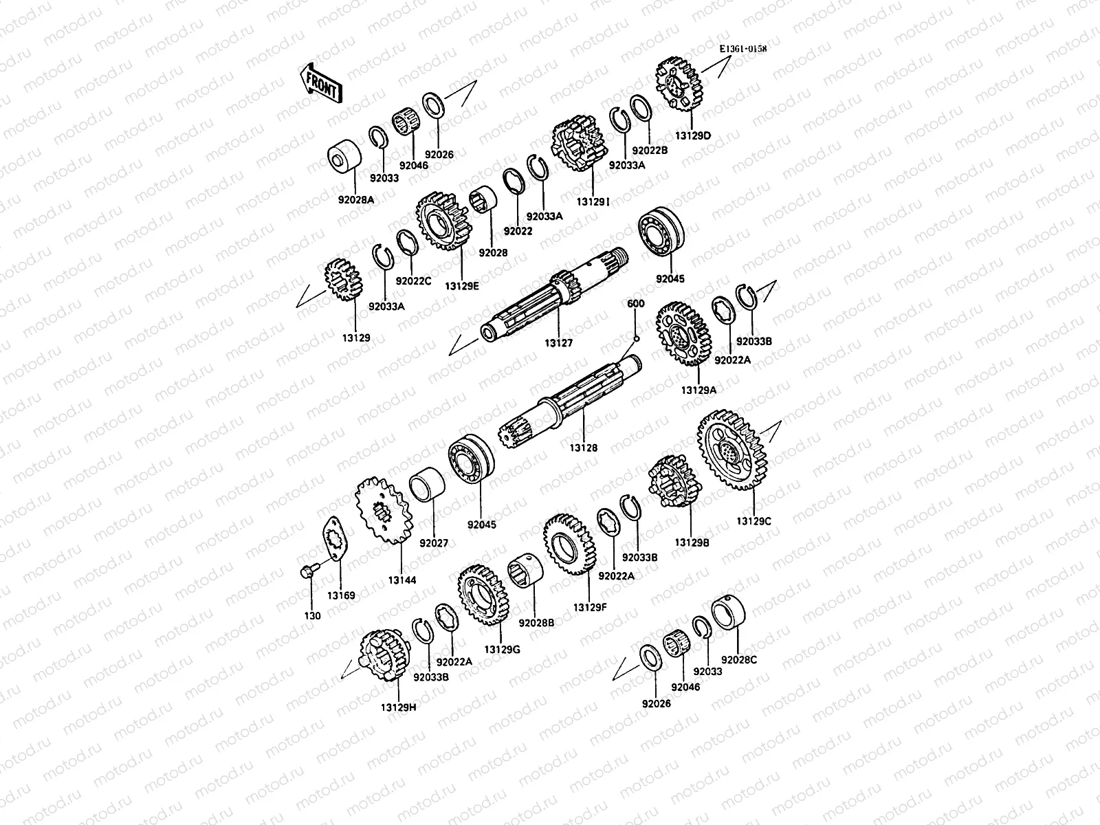 Transmission(ZX600AE025001-051055)